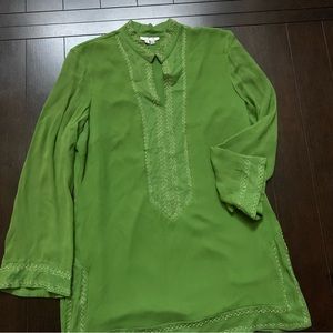 Large Silk Beaded Top